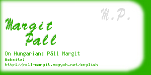 margit pall business card