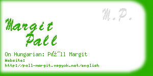 margit pall business card